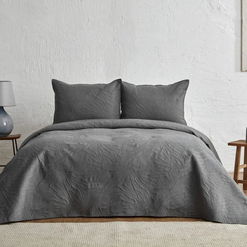 Karaca Home Sonnia Couvre-lit Double Anthracite