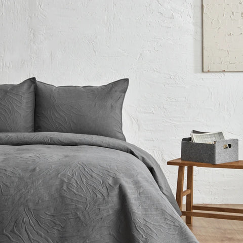 Karaca Home Sonnia Couvre-lit Double Anthracite