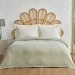 Plaid Karaca Home Persler pour lit double, Mousseline, Vert