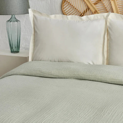 Plaid Karaca Home Persler pour lit double, Mousseline, Vert