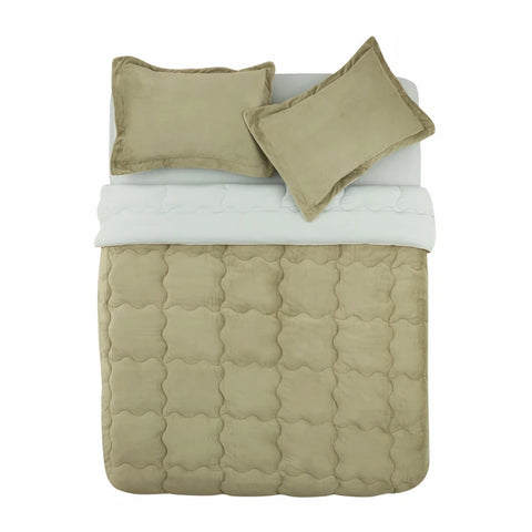 Karaca Home Viny Ensemble Soft Dream Comfort / Ensemble de Lit Double Sauge