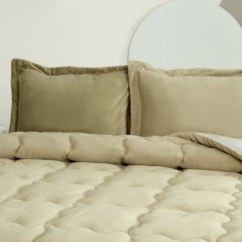 Karaca Home Viny Ensemble Soft Dream Comfort / Ensemble de Lit Double Sauge