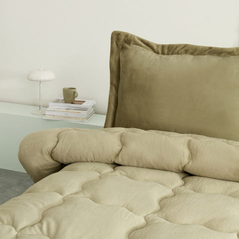 Karaca Home Viny Ensemble Soft Dream Comfort / Ensemble de Lit Double Sauge