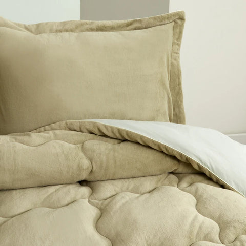 Karaca Home Viny Ensemble Soft Dream Comfort / Ensemble de Lit Double Sauge