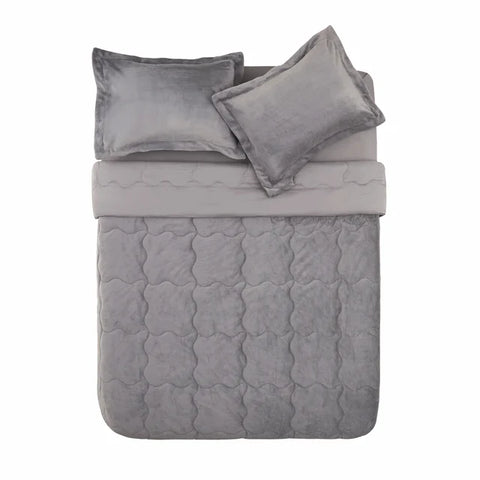 Karaca Home Viny Ensemble Soft Dream Comfort Lit Double Anthracite