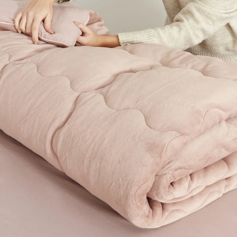 Karaca Home Viny Ensemble Soft Dream Comfort Lit Double Rose Ancien