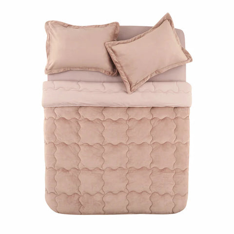 Karaca Home Viny Ensemble Soft Dream Comfort Lit Double Rose Ancien