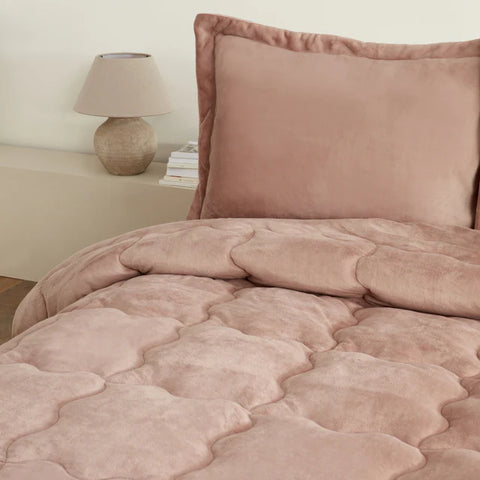 Karaca Home Viny Ensemble Soft Dream Comfort Lit Double Rose Ancien