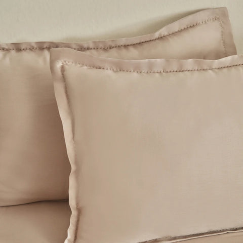 Karaca Home Weena Housse de Couette Double en Crepe Jacquard Beige