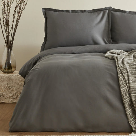 Karaca Home Weena Tweepersoonsbed Crepe Dekbedovertrek Jacquard Dekbedovertrek Grijs