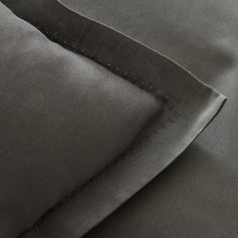 Karaca Home Weena Tweepersoonsbed Crepe Dekbedovertrek Jacquard Dekbedovertrek Grijs