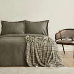 Karaca Home Weena Housse de Couette Double en Crepe Jacquard Vert