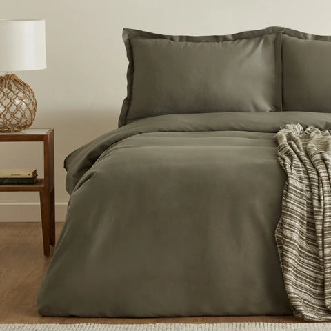 Karaca Home Weena Housse de Couette Double en Crepe Jacquard Vert