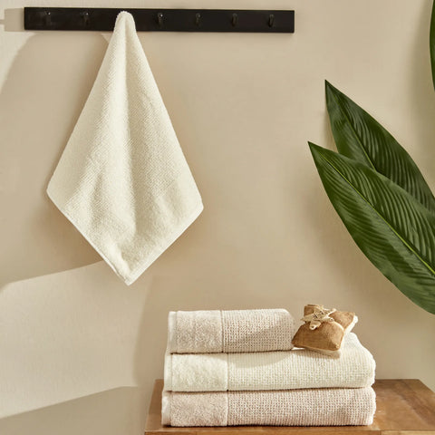 Karaca Home Set de bain Doana Offwhite Beige
