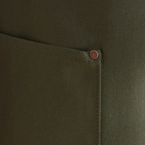 Karaca Home Tablier de cuisine Lisa Gabardin Kaki