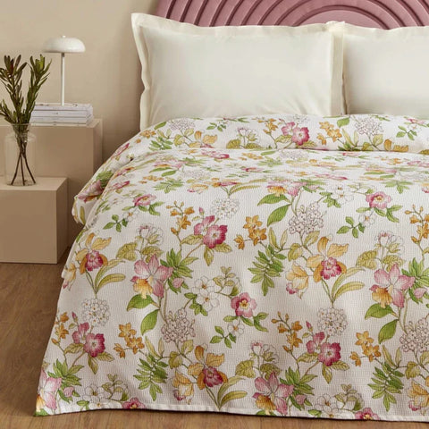 Karaca Home Sorin 100% Coton Couette Double Multicolore