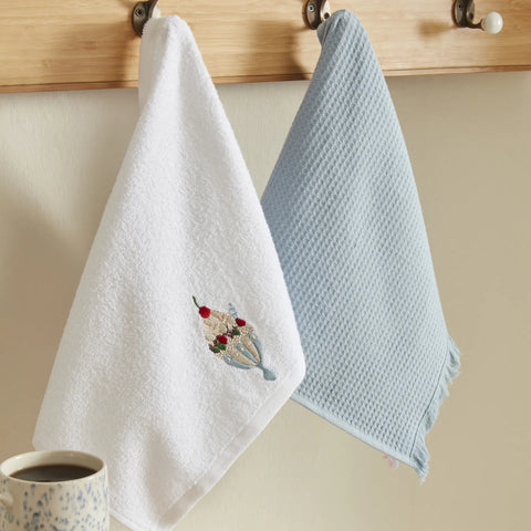 Karaca Home 2 Pièces Serviette de Cuisine 100% Coton 40x60 cm