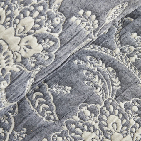 Set de couverture de lit Karaca Home Clay Taille Double Indigo