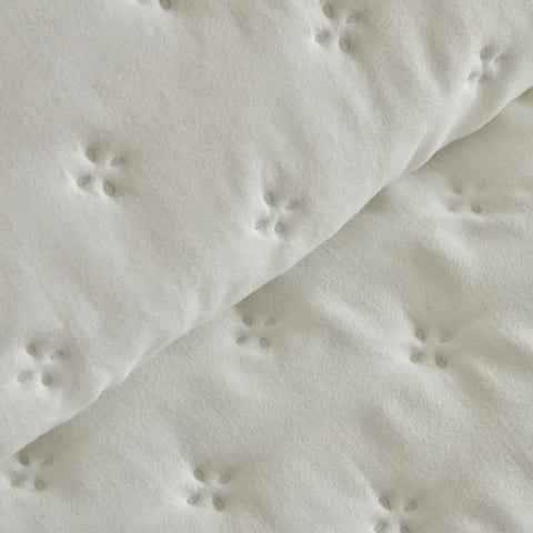 Karaca Home Viona Ensemble de Couverture Simple Écrue