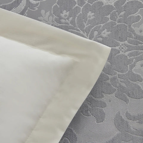 Karaca Home Tuğba 8 Pièces Ensemble de Linge de Lit Private Silver