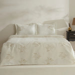 Karaca Home Aurelia Couverture Double Brodée Écrue