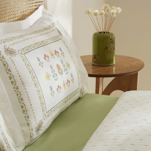 Karaca Home Arty 100% Coton Set de Couette et Couverture Double