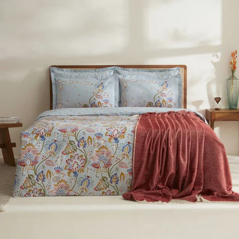 Karaca Home Flamen Ensemble de Linge de Lit et Couette pour Lit Double