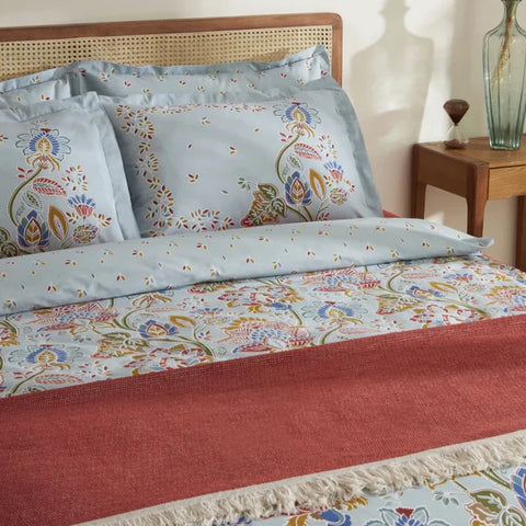 Karaca Home Flamen Ensemble de Linge de Lit et Couette pour Lit Double
