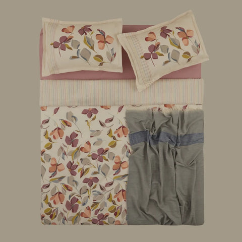 Karaca Home Piko Set de Couette et Couverture Double