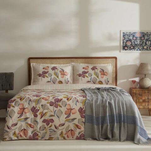 Karaca Home Piko Set de Couette et Couverture Double
