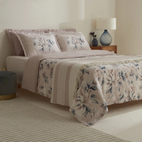 Karaca Home Kendra Ensemble de Couette et Couverture Double