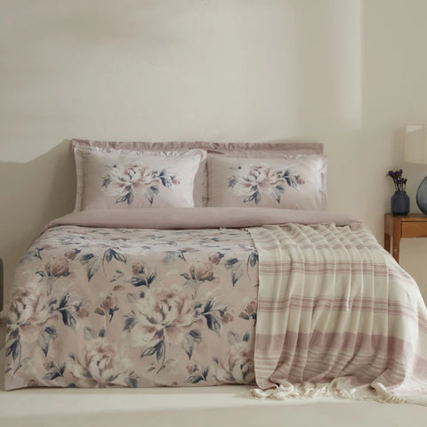 Karaca Home Kendra Ensemble de Couette et Couverture Double