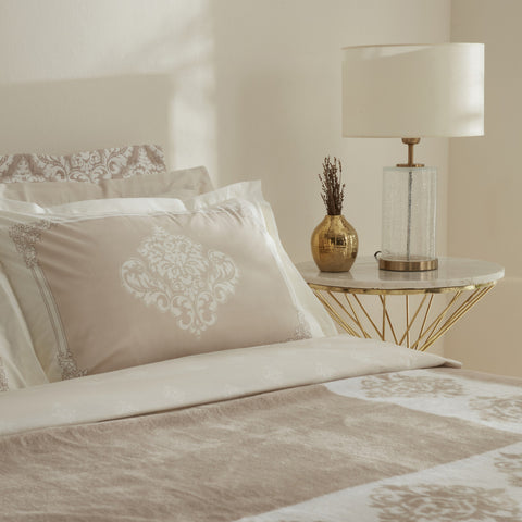 Karaca Home Timeless, Ensemble de Mariée 8 Pièces Beige