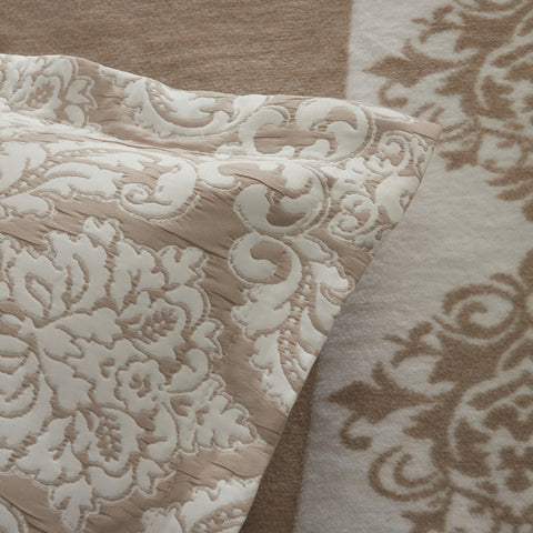 Karaca Home Timeless, Ensemble de Mariée 8 Pièces Beige