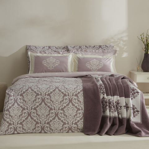 Karaca Home Timeless, Ensemble de Mariée 8 Pièces Violet