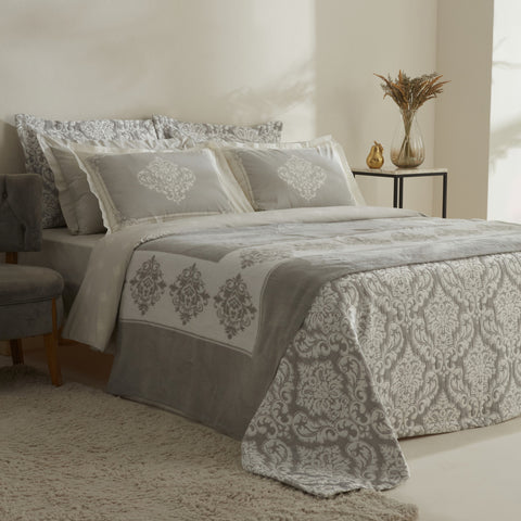 Karaca Home Timeless, Ensemble de Mariée 8 Pièces Gris