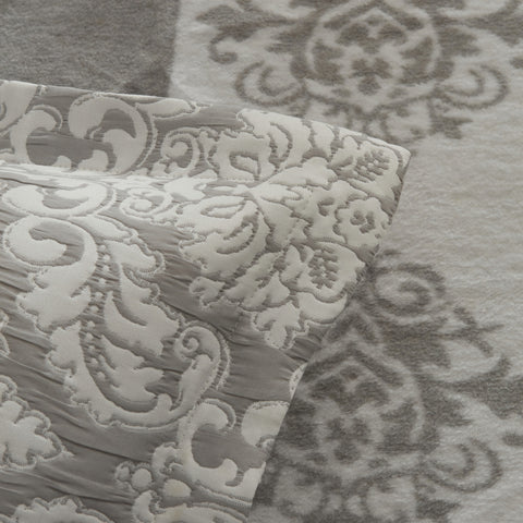 Karaca Home Timeless, Ensemble de Mariée 8 Pièces Gris