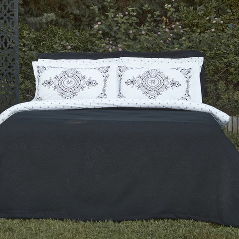 Karaca Home Orian, Ensemble Nish Double Noir