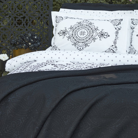 Karaca Home Orian, Ensemble Nish Double Noir