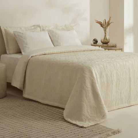 Karaca Home Ruby – Ensemble Duo Lit Double Écru