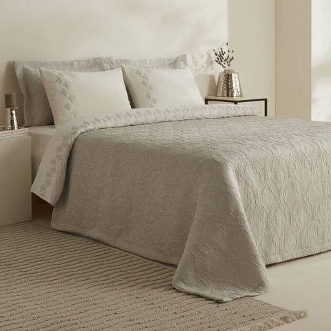 Karaca Home Ruby, Ensemble de Housse de Couette Double Gris