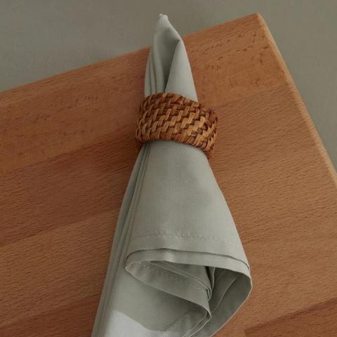 Lot de 2 Serviettes en Tissu Antitache Karaca Home Belle Sauge