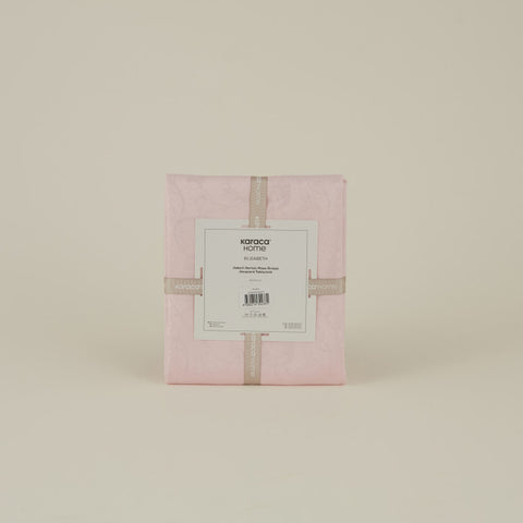 Karaca Home Elizabeth Nappe Rose Poudré, 140 x 200 cm