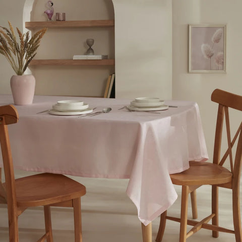 Karaca Home Elizabeth Nappe Rose Poudré, 140 x 200 cm