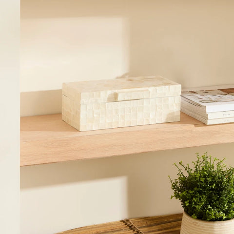 Boîte Décorative Karaca Home Carrie 25x12x8,5 cm