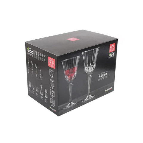 RCR Adagio Set de 6 coupes 280 ml