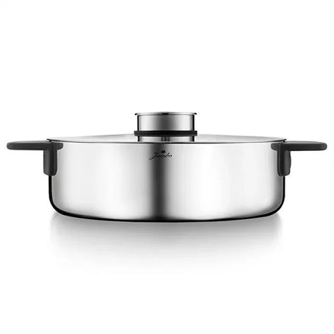 Set de casseroles en acier Jumbo Infinity 3-Ply à fond induction – 8 pièces