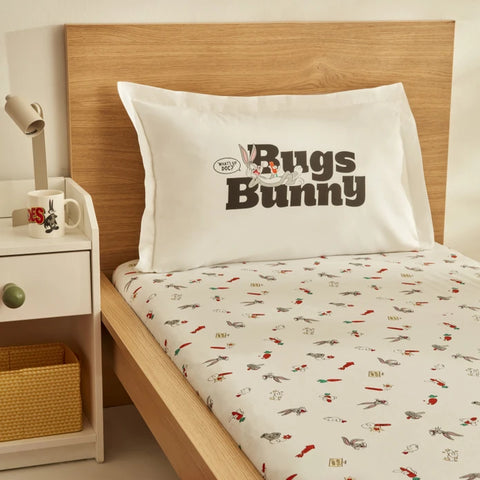 Karaca Home Looney Tunes Carrot Crazy Ensemble de Drap Simple