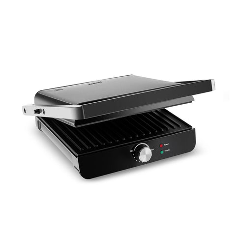 Homend Grilliant 1356H Boîtier en Inox avec Plaques en Fonte - Machine à Sandwiches et Grill