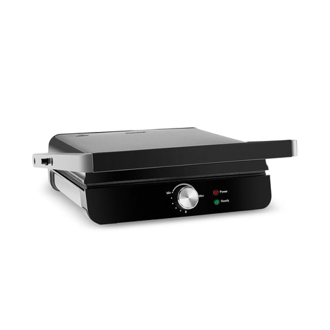 Homend Grilliant 1356H Boîtier en Inox avec Plaques en Fonte - Machine à Sandwiches et Grill